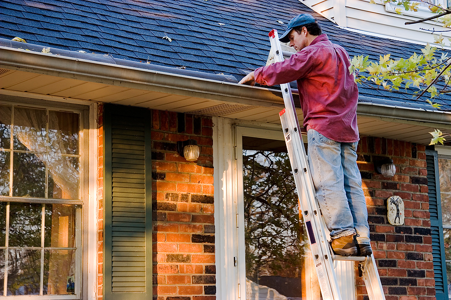 Residential Exterior gutter Cleaning