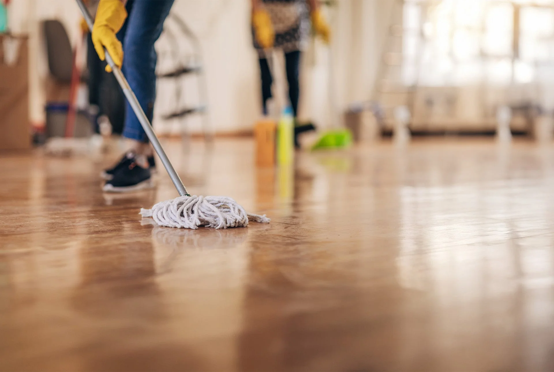 Eco-Friendly Floor Cleaning
